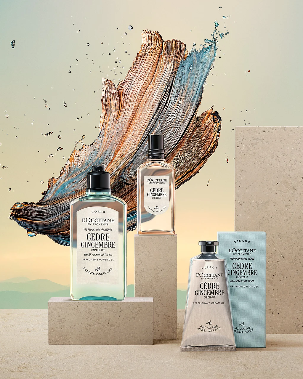 Presente Sabonete L&iacute;quido e Eau de Toilette C&egrave;dre Gingembre, , large